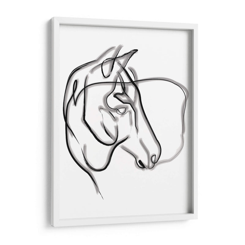 Charlie the horse - Grau Project | Cuadro decorativo de Canvas Lab