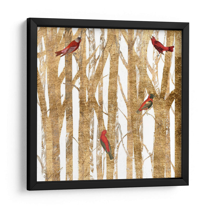 Red Bird Christmas Ii - Studio W | Cuadro decorativo de Canvas Lab