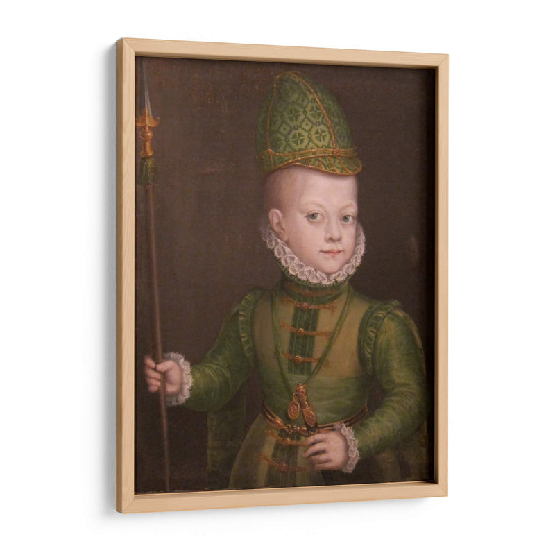 Retrato de un niño en la corte española - Sofonisba Anguissola | Cuadro decorativo de Canvas Lab