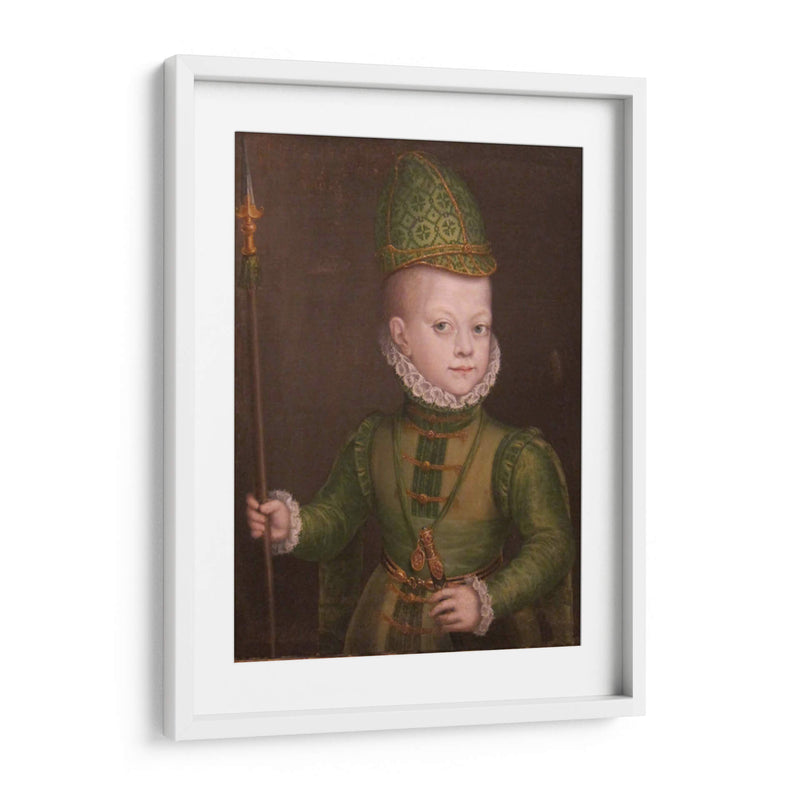 Retrato de un niño en la corte española - Sofonisba Anguissola | Cuadro decorativo de Canvas Lab