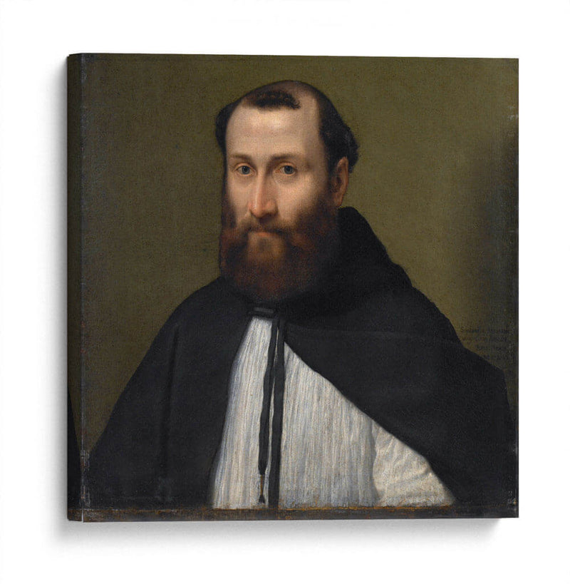 Retrato de un canónigo de Letrán - Sofonisba Anguissola | Cuadro decorativo de Canvas Lab