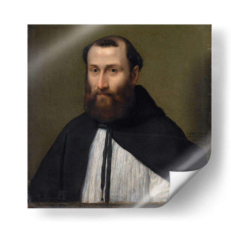 Retrato de un canónigo de Letrán - Sofonisba Anguissola | Cuadro decorativo de Canvas Lab