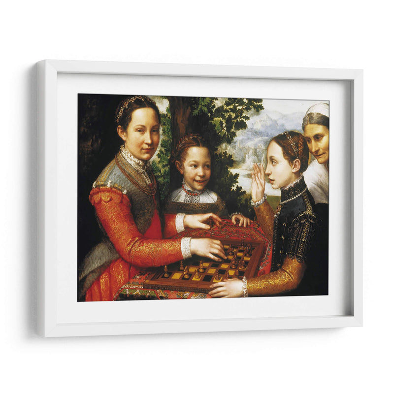 El juego de ajedrez - Sofonisba Anguissola | Cuadro decorativo de Canvas Lab