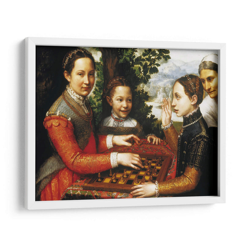 El juego de ajedrez - Sofonisba Anguissola | Cuadro decorativo de Canvas Lab