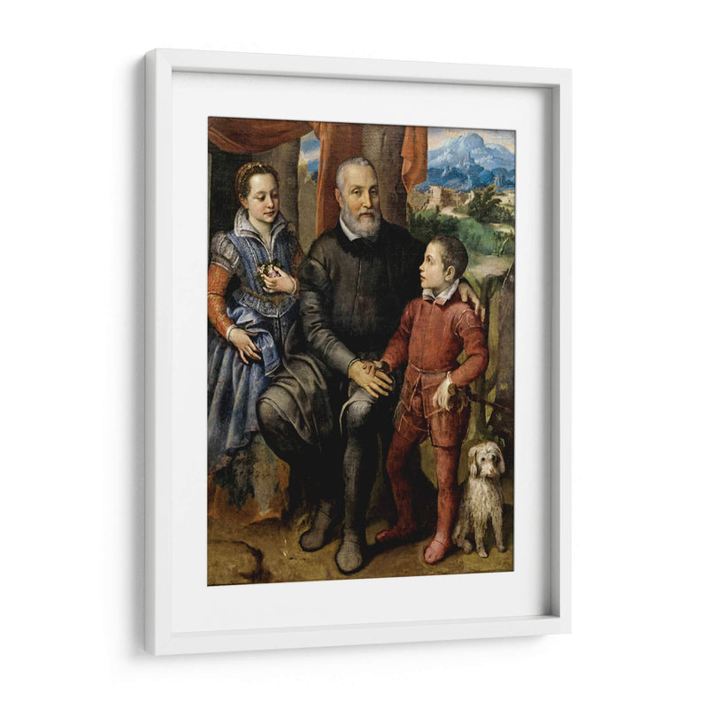 Retrato de la familia del artista - Sofonisba Anguissola | Cuadro decorativo de Canvas Lab
