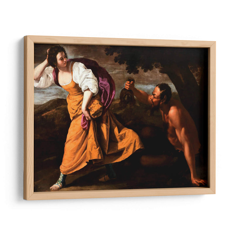 Córcega y el sátiro - Artemisia Gentileschi | Cuadro decorativo de Canvas Lab
