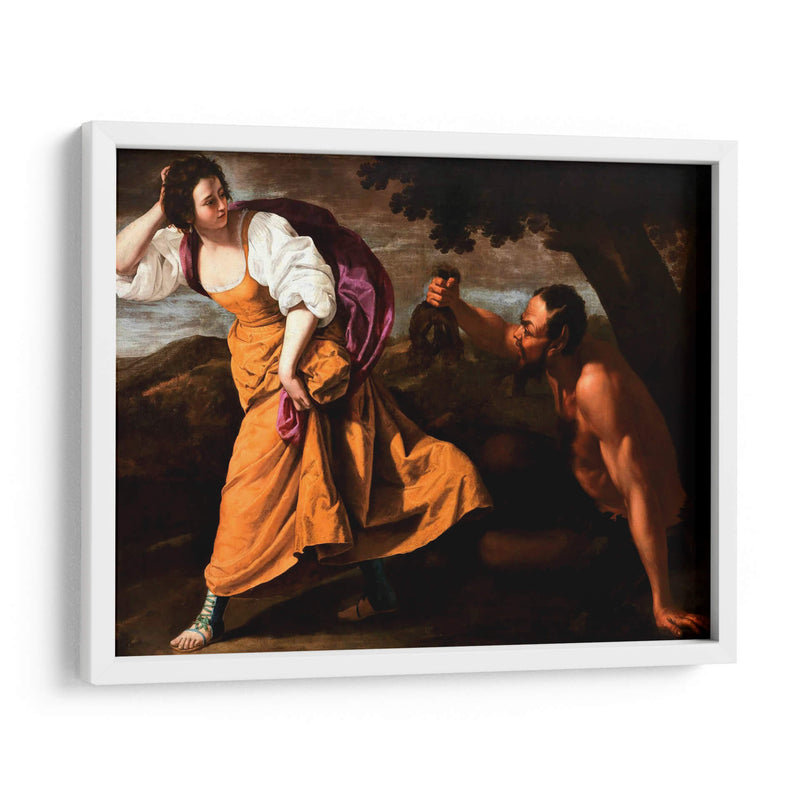 Córcega y el sátiro - Artemisia Gentileschi | Cuadro decorativo de Canvas Lab