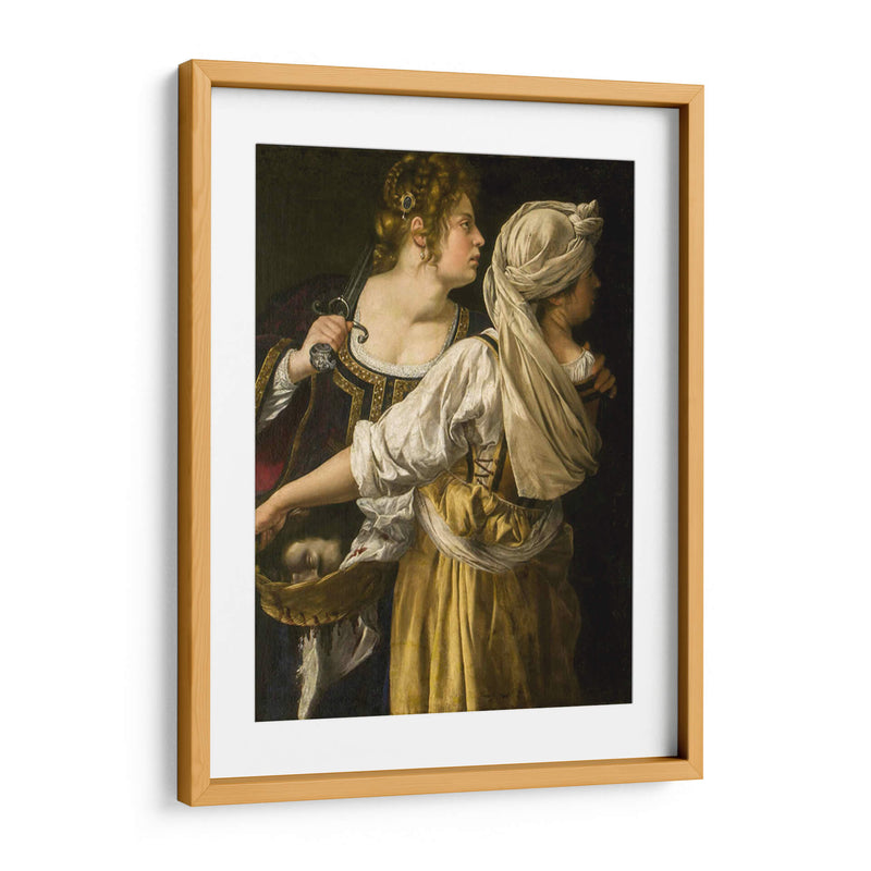 Judit y su doncella - Artemisia Gentileschi | Cuadro decorativo de Canvas Lab