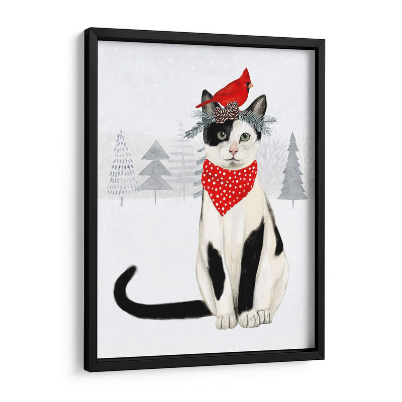 Gatos Y Perros De Navidad Vi - Victoria Borges | Cuadro decorativo de Canvas Lab