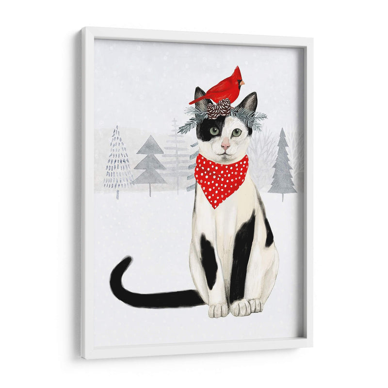 Gatos Y Perros De Navidad Vi - Victoria Borges | Cuadro decorativo de Canvas Lab