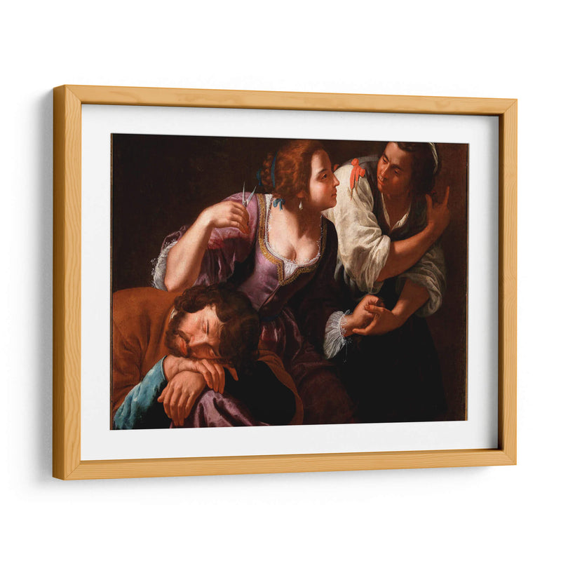 Sansón y Dalila - Artemisia Gentileschi | Cuadro decorativo de Canvas Lab