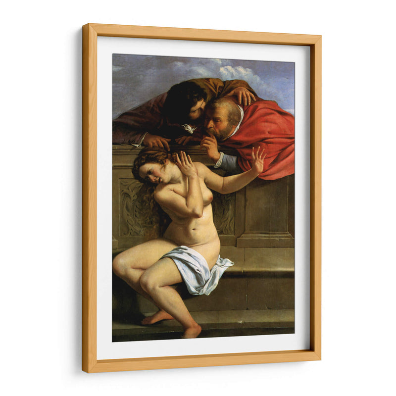 Susana y los viejos (Pommersfelden) - Artemisia Gentileschi | Cuadro decorativo de Canvas Lab