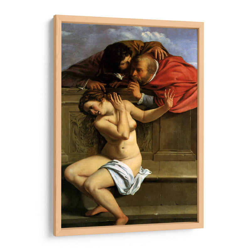 Susana y los viejos (Pommersfelden) - Artemisia Gentileschi | Cuadro decorativo de Canvas Lab