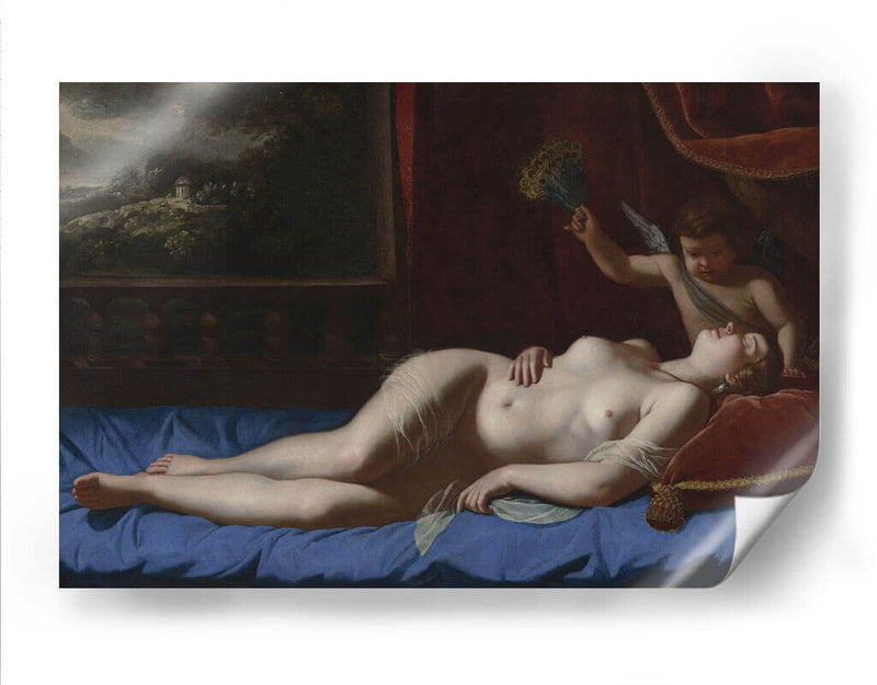 Venus y Cupido - Artemisia Gentileschi | Cuadro decorativo de Canvas Lab