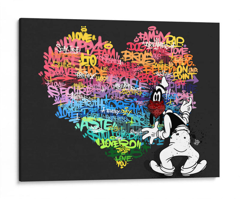 Goofy Heart - David Aste | Cuadro decorativo de Canvas Lab