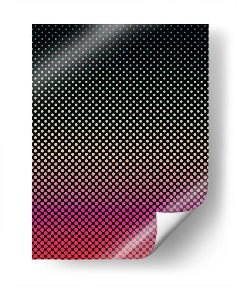 Polka dots Gradient B - David Aste | Cuadro decorativo de Canvas Lab