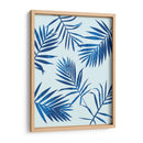 Blue Palm Leaves 2 | Cuadro decorativo de Canvas Lab