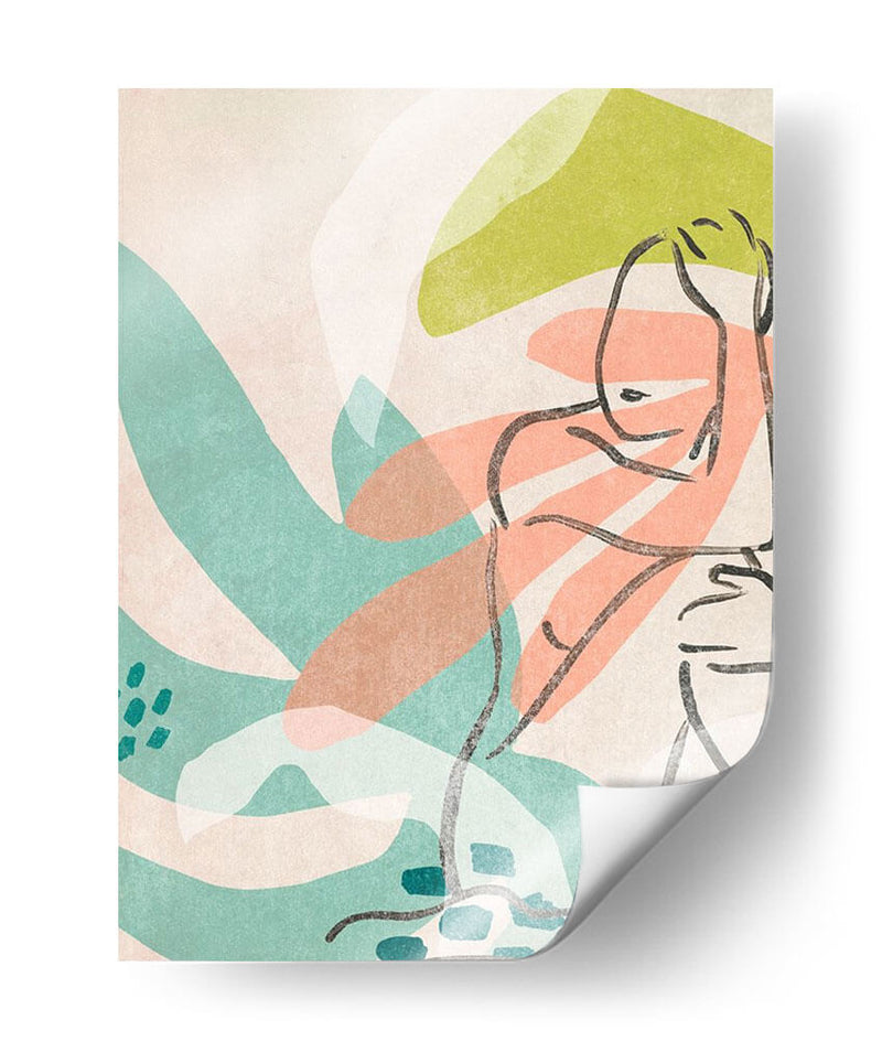 Nudista Tropical Ii - June Erica Vess | Cuadro decorativo de Canvas Lab