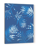 Blue Palm Leaves 1 | Cuadro decorativo de Canvas Lab