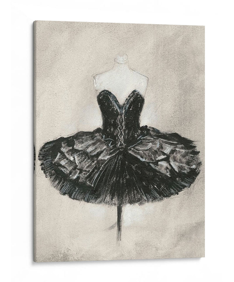 Vestido De Ballet Negro I - Ethan Harper | Cuadro decorativo de Canvas Lab