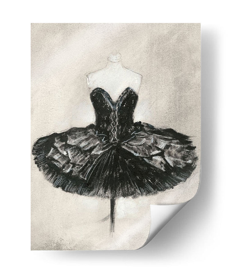 Vestido De Ballet Negro I - Ethan Harper | Cuadro decorativo de Canvas Lab