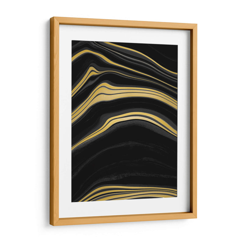 Negro y Dorado 03 - Marmolista | Cuadro decorativo de Canvas Lab