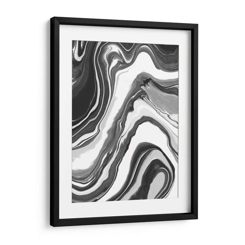 Negro Fluido 02 - Marmolista | Cuadro decorativo de Canvas Lab