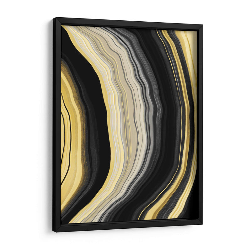 Negro y Dorado 01 - Marmolista | Cuadro decorativo de Canvas Lab