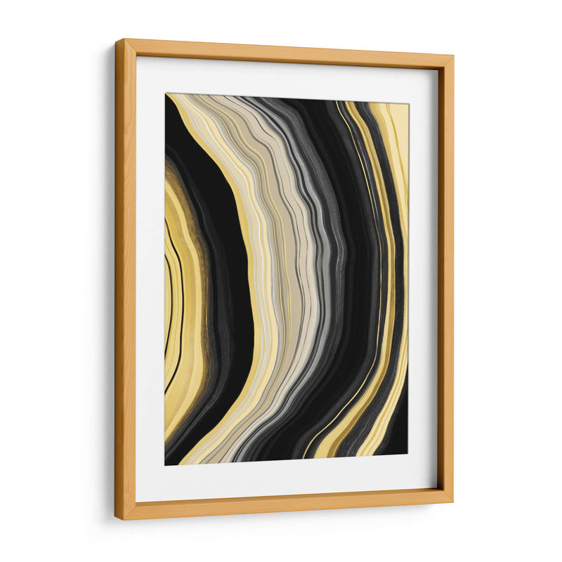 Negro y Dorado 01 - Marmolista | Cuadro decorativo de Canvas Lab