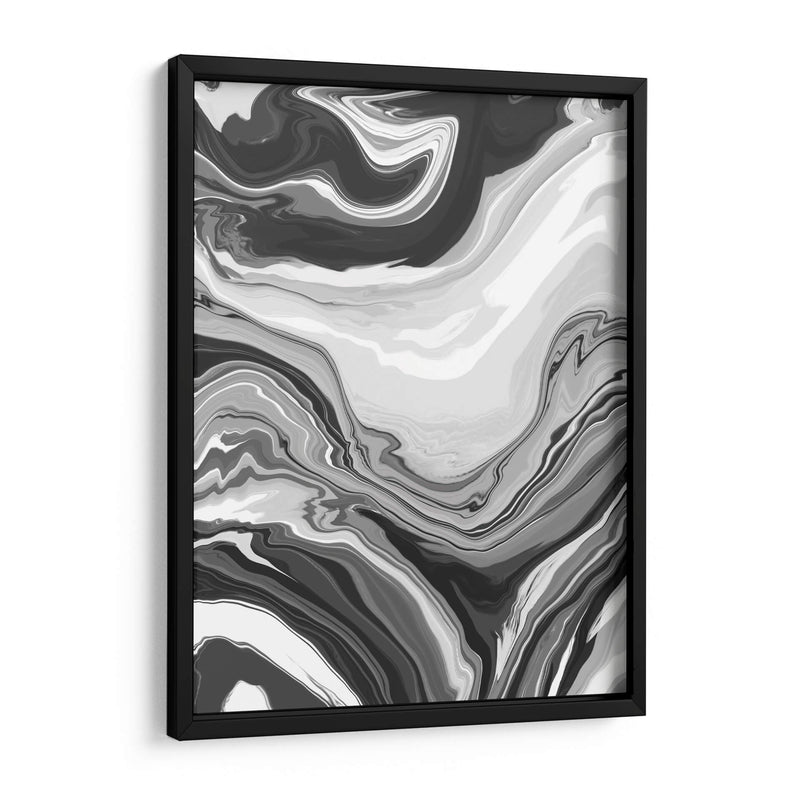 Negro Fluido 01 - Marmolista | Cuadro decorativo de Canvas Lab