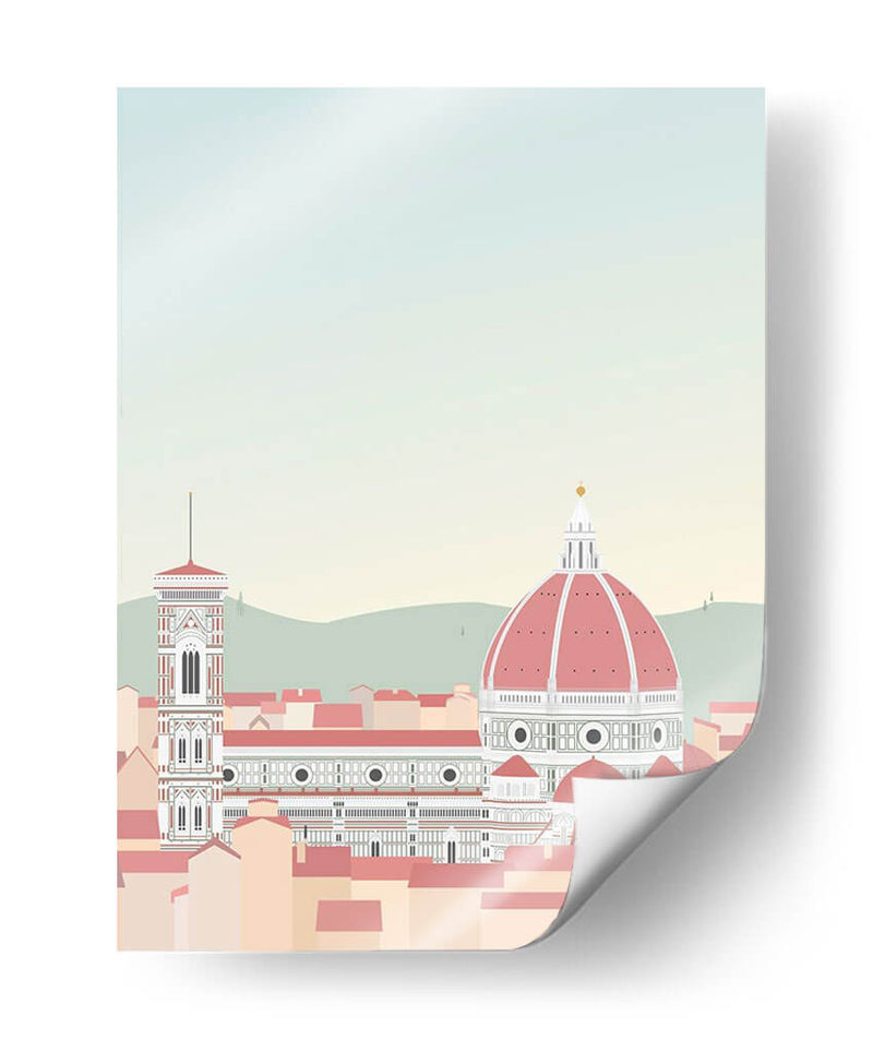Viajes Europa - Firenze - Gurli Soerensen | Cuadro decorativo de Canvas Lab