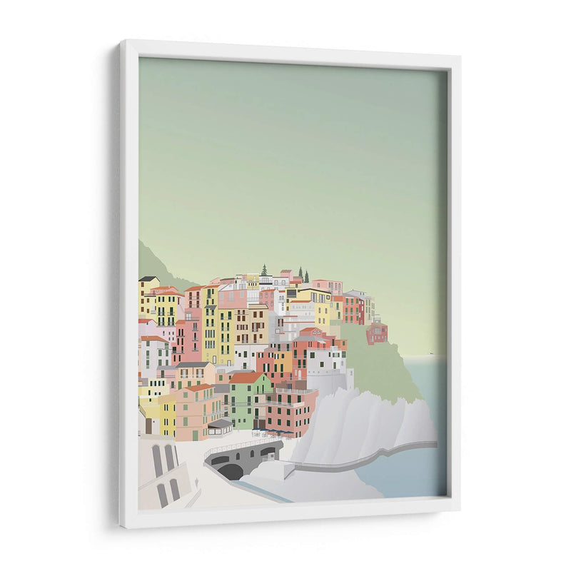 Viajes Europa - Manarola - Gurli Soerensen | Cuadro decorativo de Canvas Lab
