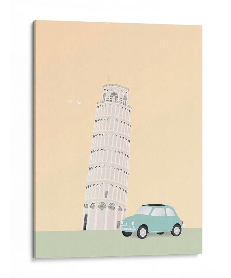 Viajes Europa - Pisa - Gurli Soerensen | Cuadro decorativo de Canvas Lab