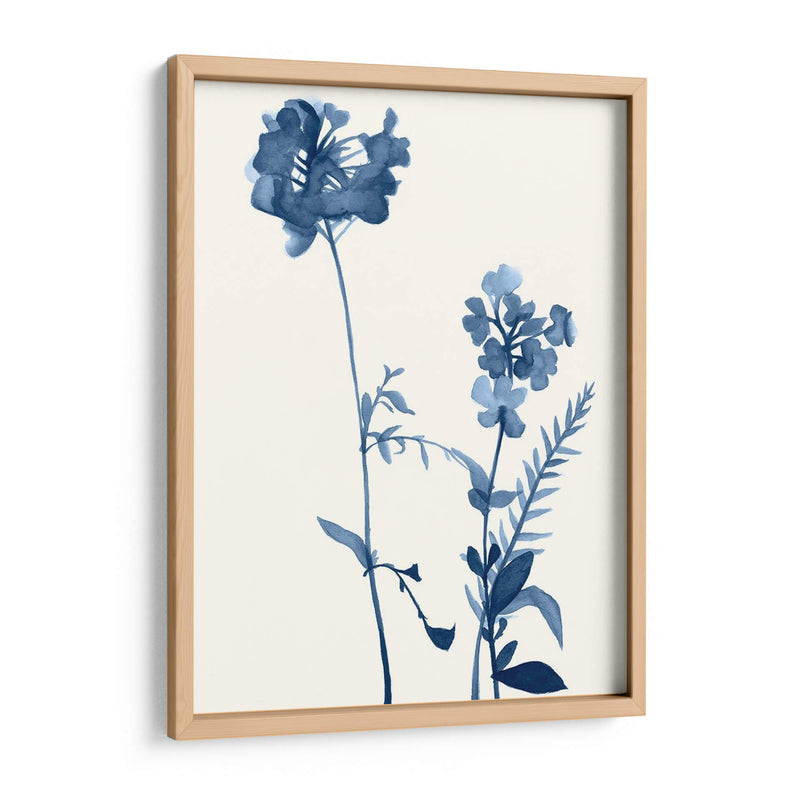 Indigo Wildflowers V - Jennifer Goldberger | Cuadro decorativo de Canvas Lab