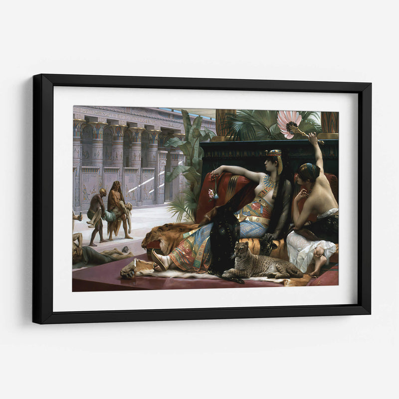 Cleopatra probando venenos en prisioneros condenados - Alexandre Cabanel | Cuadro decorativo de Canvas Lab