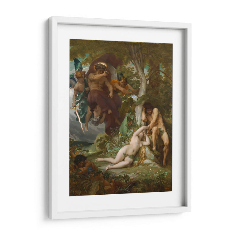 La expulsión de Adán y Eva - Alexandre Cabanel | Cuadro decorativo de Canvas Lab