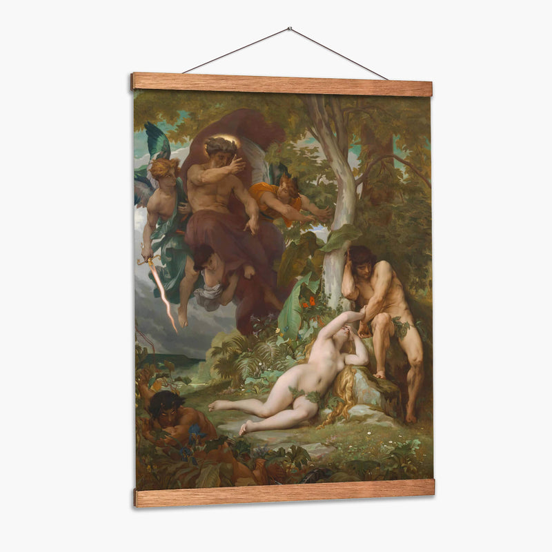La expulsión de Adán y Eva - Alexandre Cabanel | Cuadro decorativo de Canvas Lab