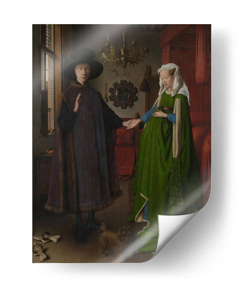 Retrato de Arnolfini - Jan van Eyck | Cuadro decorativo de Canvas Lab