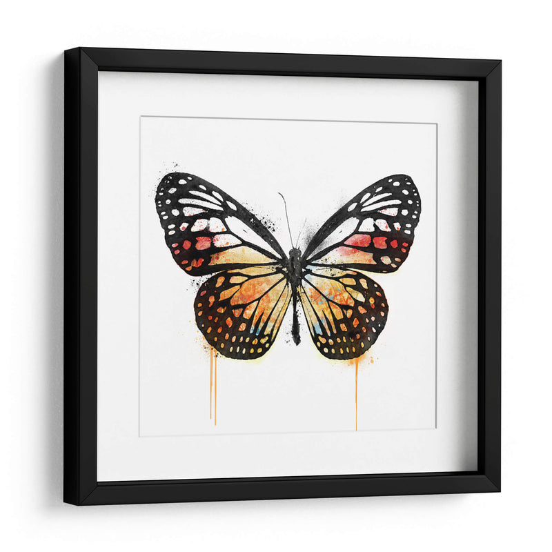 Mariposa Naranja - Hue Art | Cuadro decorativo de Canvas Lab