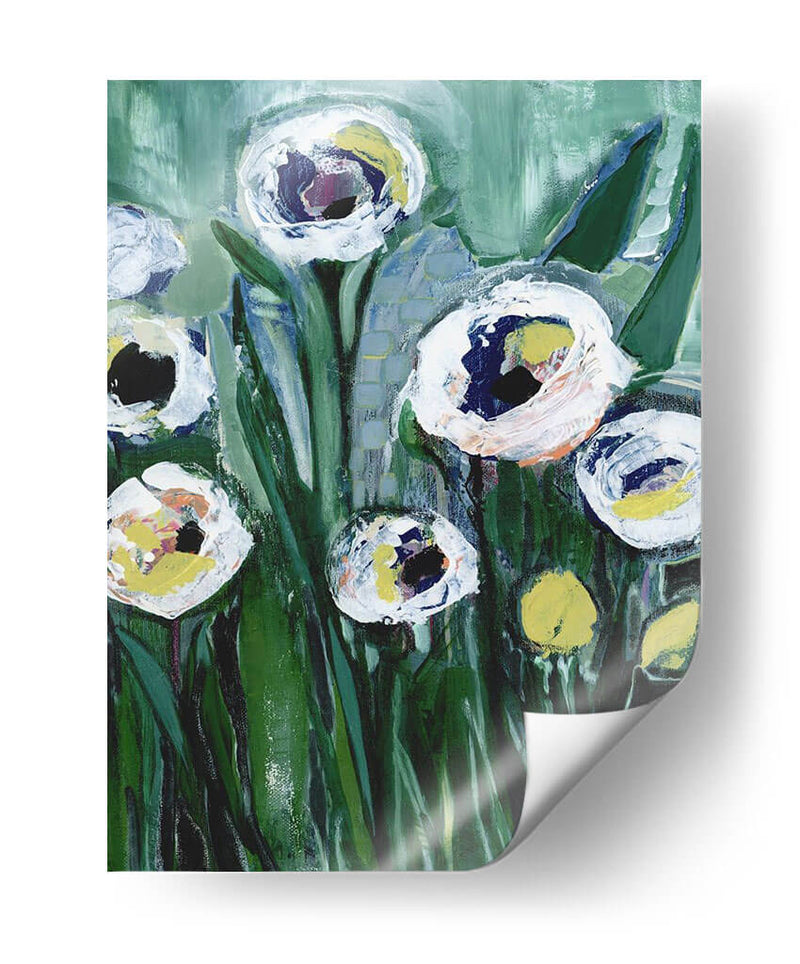 Moderno Blanco Floral V - Tara Daavettila | Cuadro decorativo de Canvas Lab