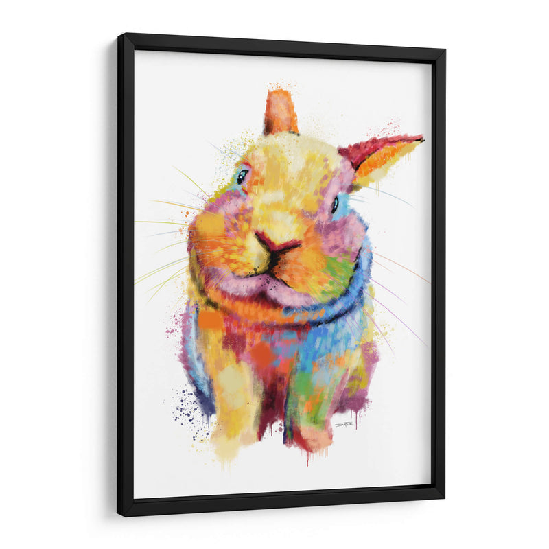 Conejo Colorido - Hue Art | Cuadro decorativo de Canvas Lab