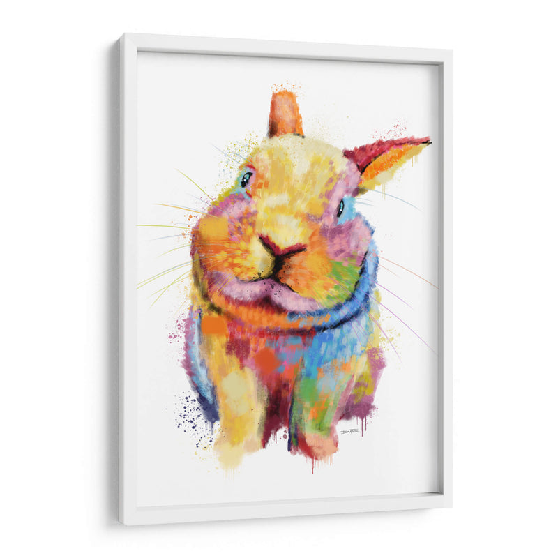 Conejo Colorido - Hue Art | Cuadro decorativo de Canvas Lab