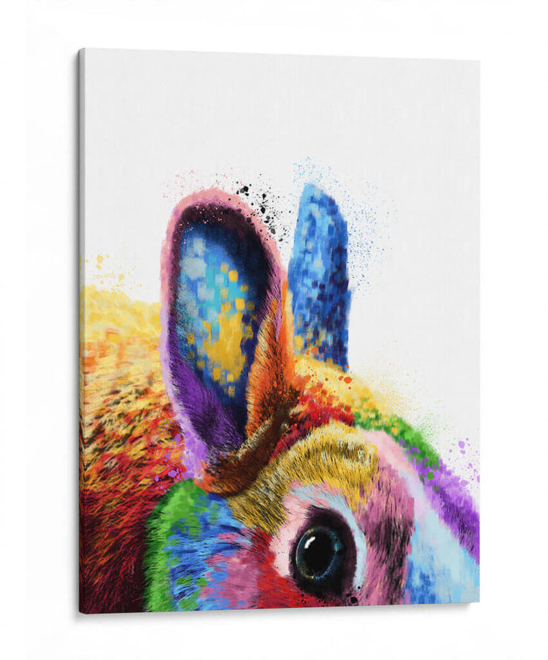 Orejas de Conejo Coloridas - Hue Art | Cuadro decorativo de Canvas Lab