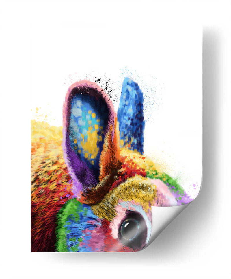Orejas de Conejo Coloridas - Hue Art | Cuadro decorativo de Canvas Lab