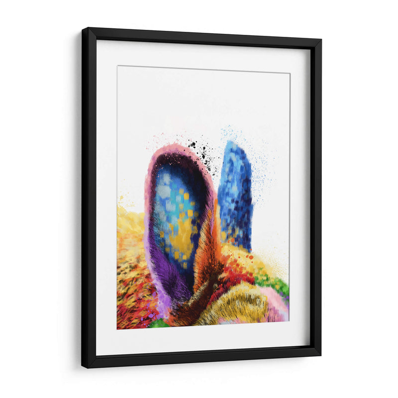 Orejas de Conejo Coloridas Zoom - Hue Art | Cuadro decorativo de Canvas Lab
