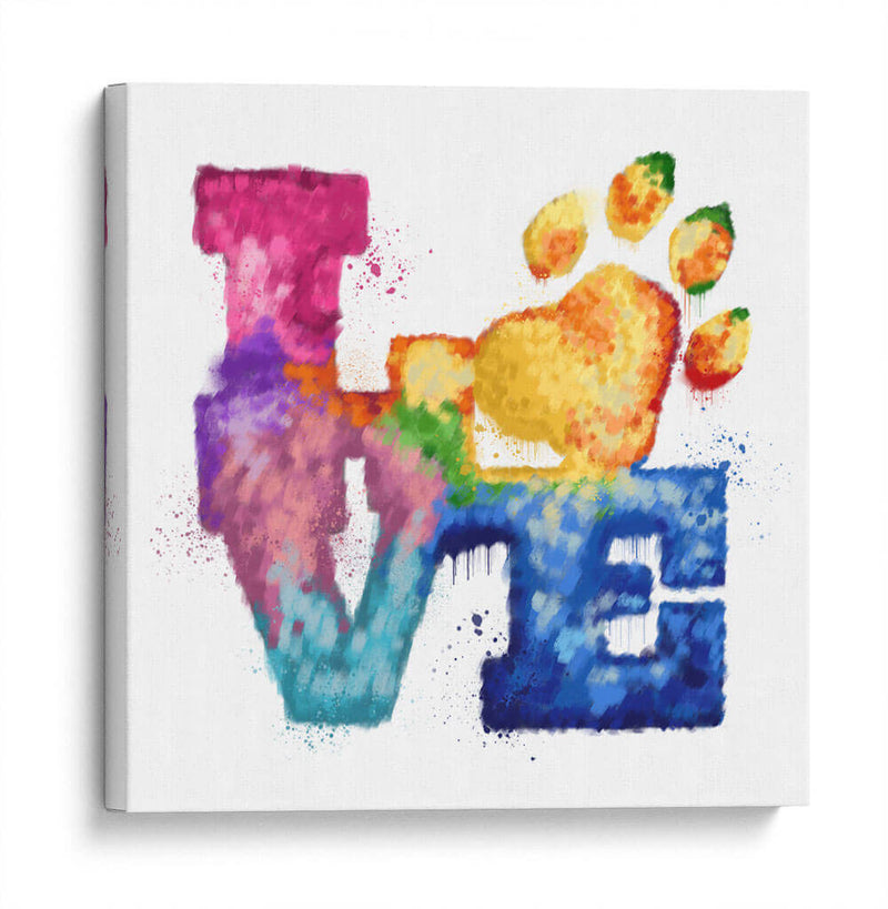 LOVE - Hue Art | Cuadro decorativo de Canvas Lab