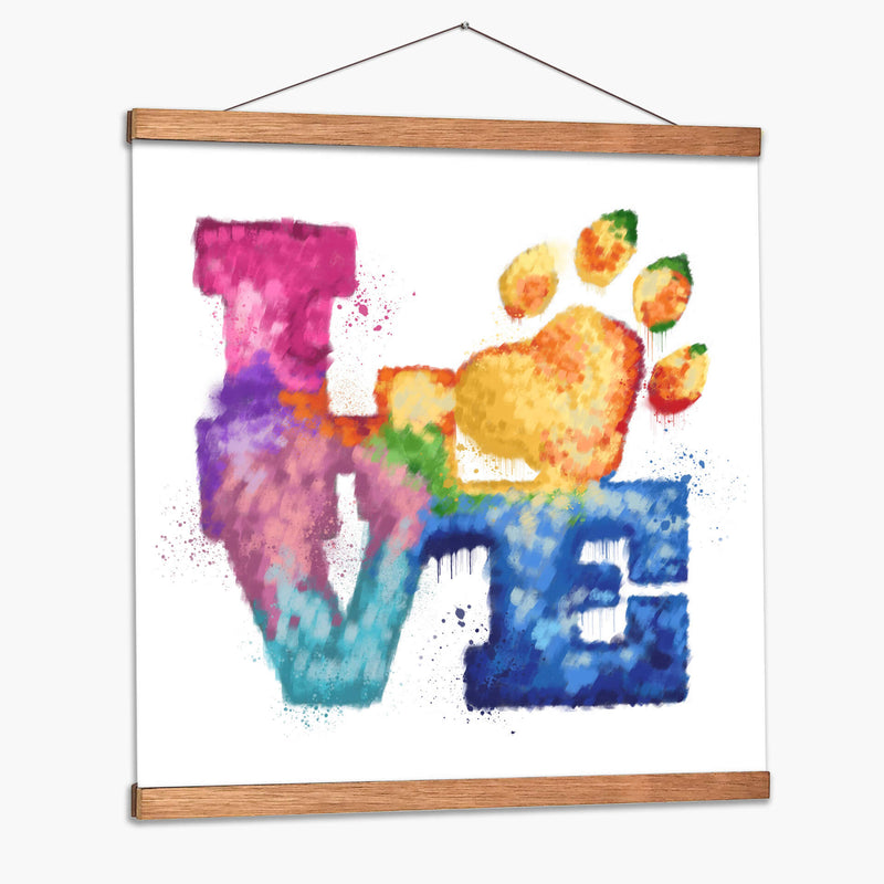LOVE - Hue Art | Cuadro decorativo de Canvas Lab