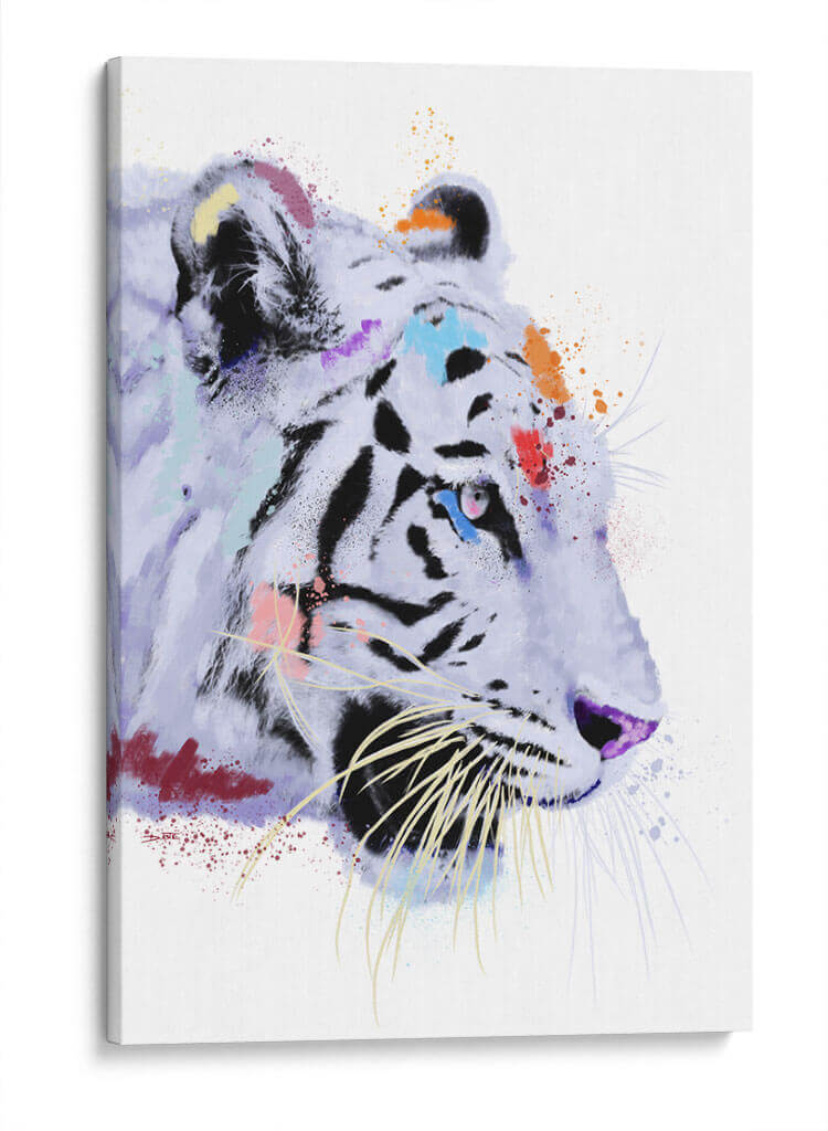 Tigre Blanco - Hue Art | Cuadro decorativo de Canvas Lab