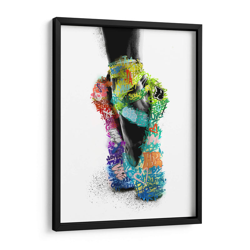 Zapatillas de Ballet Graffiti - David Aste | Cuadro decorativo de Canvas Lab