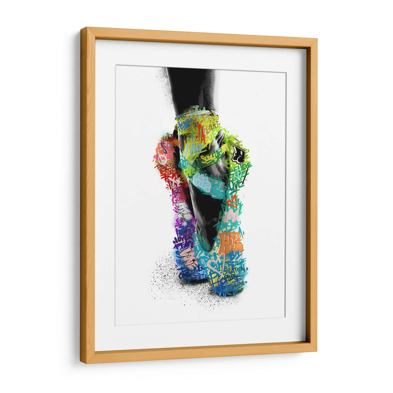 Zapatillas de Ballet Graffiti - David Aste | Cuadro decorativo de Canvas Lab